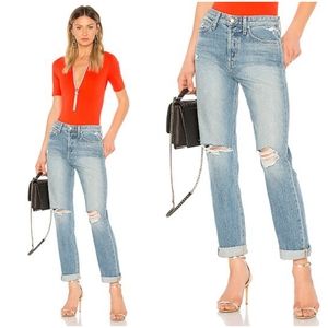 Joe's Jeans The Smith high rise ankle jeans destructed weaver KRBWEA5572 sz 31